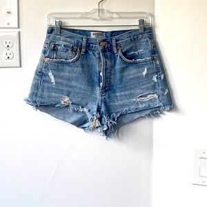 Agolde Parker Distressed Short